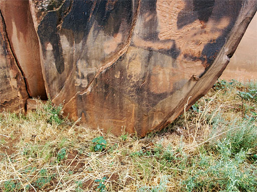 Small petroglyphs