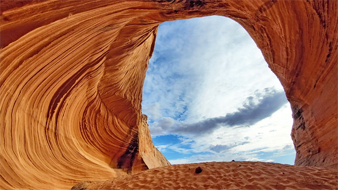 Sky and sandstone