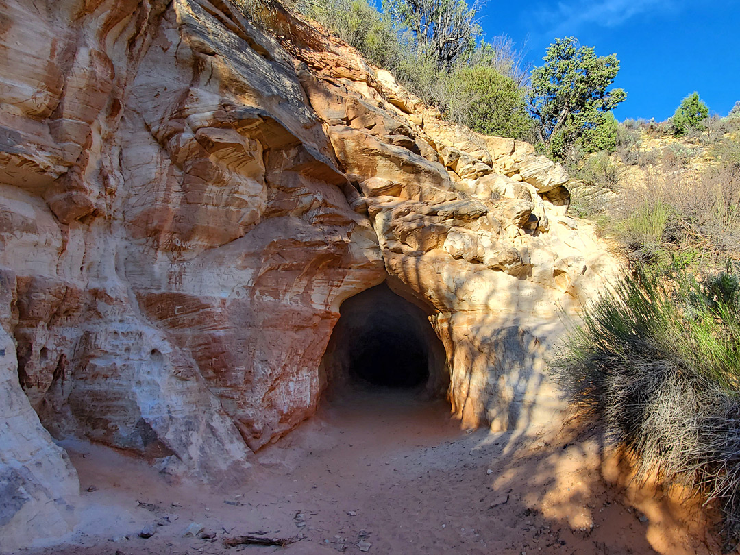 East end of the tunnel