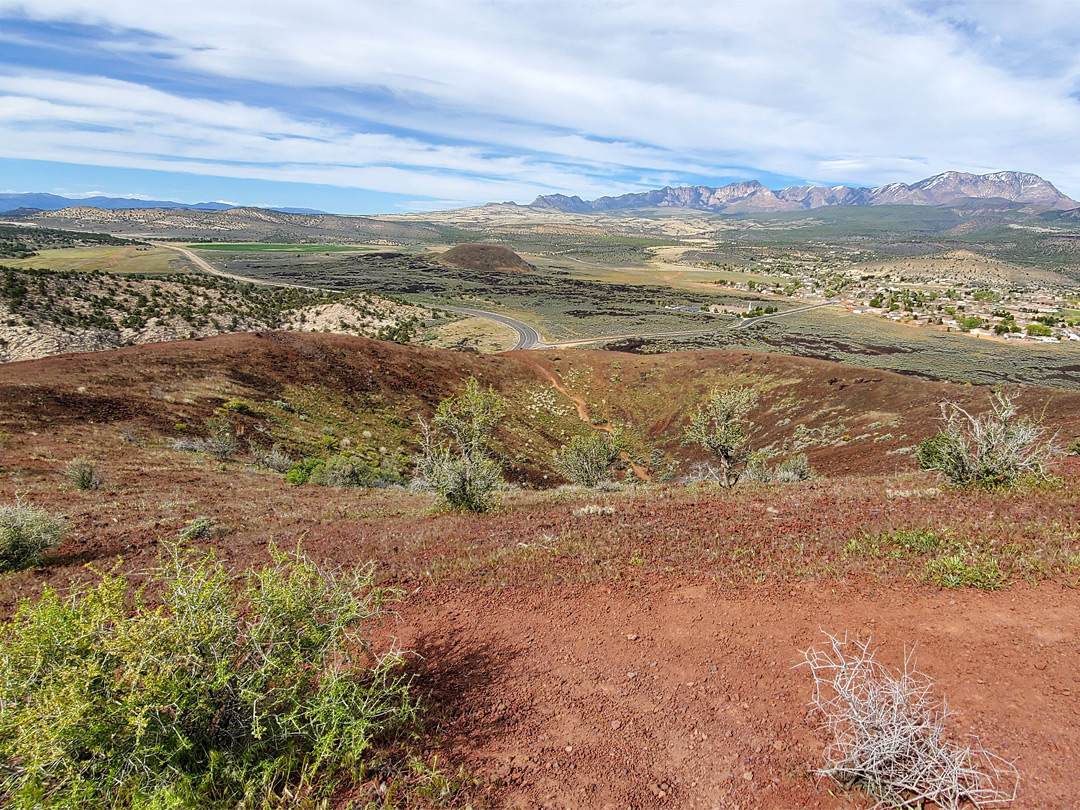 The crater