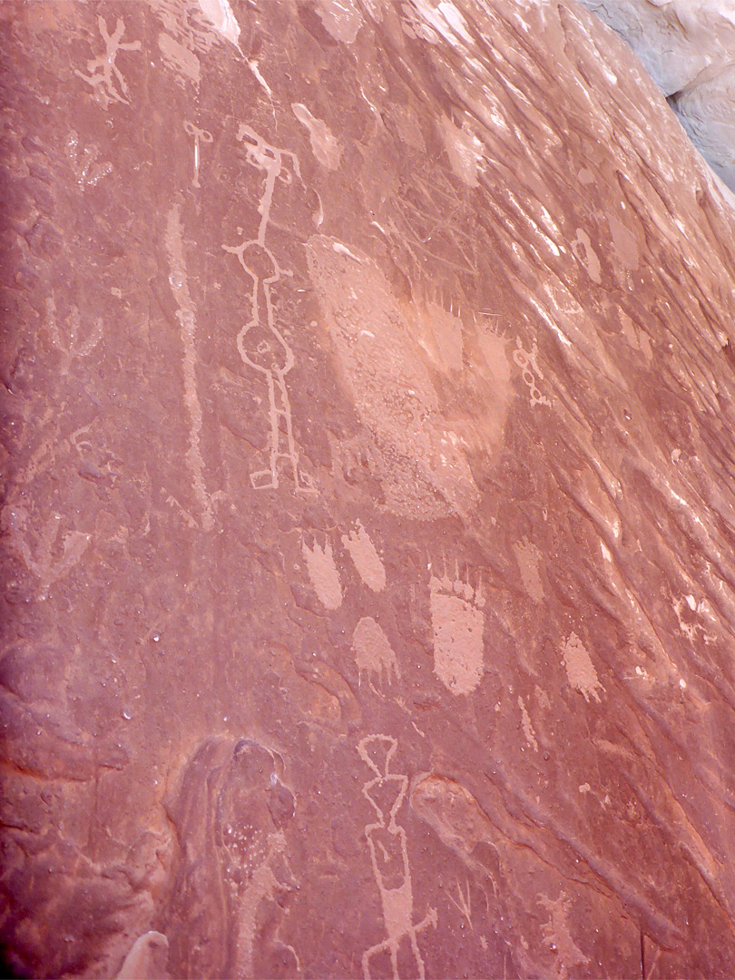 Varied rock art