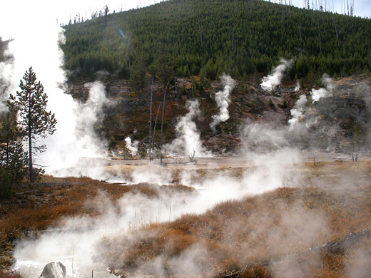 Artists Paint Pots, Yellowstone National Park, Wyoming